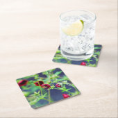 De bij met de rode ventilator kartonnen onderzetters (Insitu)