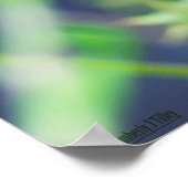 De bij met de rode ventilator poster (Hoek)