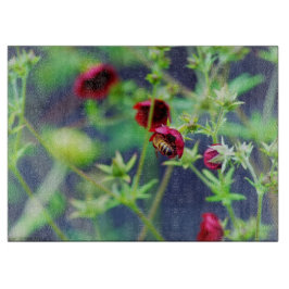 De bij met de rode ventilator snijplank