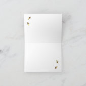 De Bij van de honing dankt Geel u Bedankkaart (Binnen)