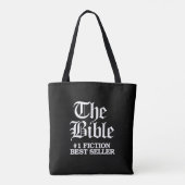 De Bijbel: #1 Fictie Best Seller Tote Bag (Achterkant)