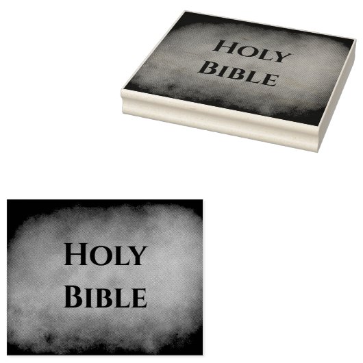 De Bijbel Christelijk Rubberstempel (Gestempeld)