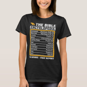 De Bijbel Encyklopedia 24 uur gratis rapport T-shirt