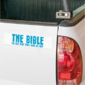 De Bijbel: het beste nieuws dat je de hele dag hoo Bumpersticker (Op Truck)