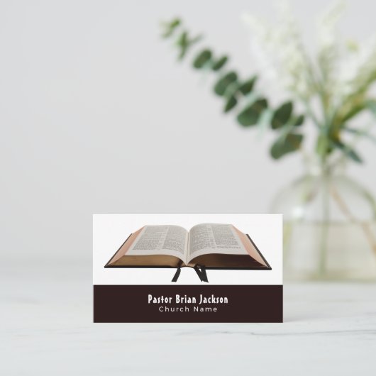 De Bijbel, het Christendom, het Visitekaartje (Staand voorkant)