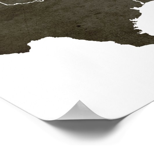 De bijbel in God wij vertrouwen op Christelijk Pos Poster (Hoek)