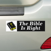 De Bijbel is juist Bumpersticker (Op auto)