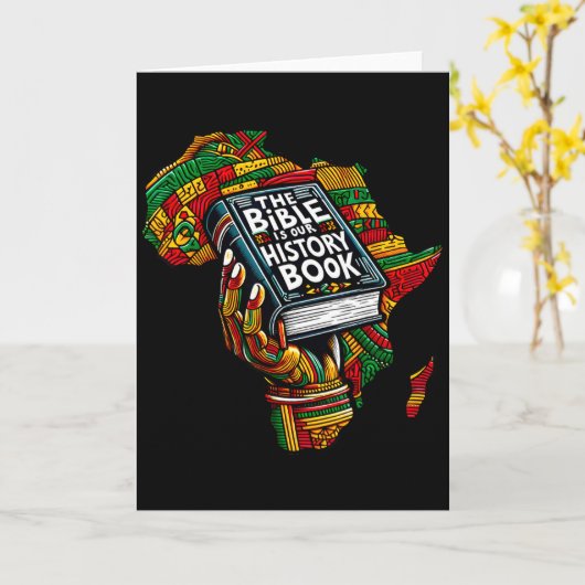 De Bijbel is ons Geschiedenisboek Roots Afro-Ameri Kaart (Gele Bloem)