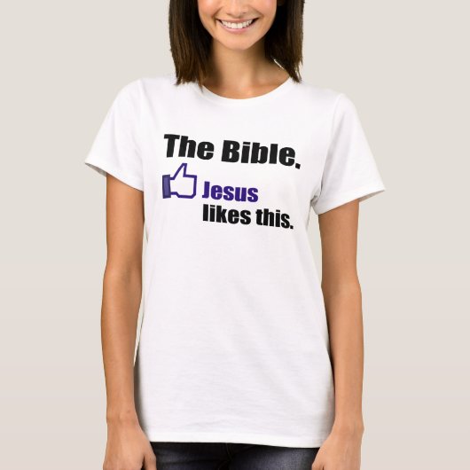 De bijbel, Jezus vindt dit leuk T-shirt (Voorkant)
