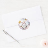 De Bijbel onze gids boek Ronde Sticker (Envelop)