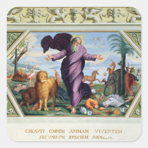 De Bijbel Raphael: Drieëndertig scènes van de Ol Vierkante Sticker