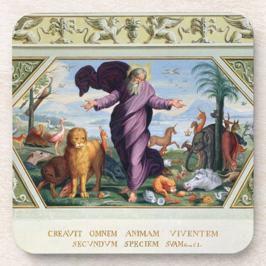 De Bijbel Raphael: Drieëndertig Scènes van Ol Drankjes Onderzetter (Voorkant)