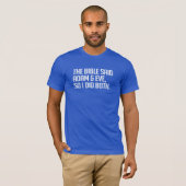 De bijbel sprak over Adam en Eva T-shirt (Voorkant volledig)
