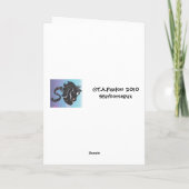 De Bijbel van de Appreciatie van de predikant Bedankkaart (Achterkant)