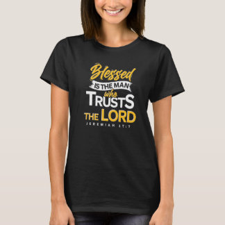 De bijbel van het Man, verse Jezus Christus gebede T-shirt