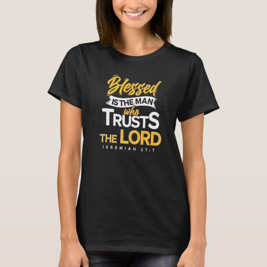De bijbel van het Man, verse Jezus Christus gebede T-shirt (Voorkant)