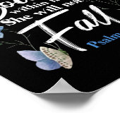 De bijbel Verse God is binnen haar dat ze niet zal Poster (Hoek)