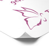 De Bijbel Verse Psalm 100 Serve the Lord Poster (Hoek)