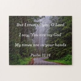 De Bijbel Verse Psalm 31:14 Mijn Tijden zijn in uw Legpuzzel