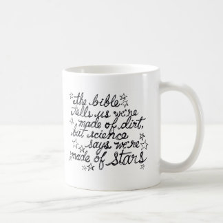 De bijbel vertelt ons dat we van vuil gemaakt zijn koffiemok