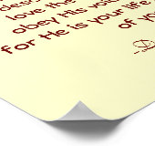 De Bijbel voor het testratieleven en de dood citee Poster (Hoek)