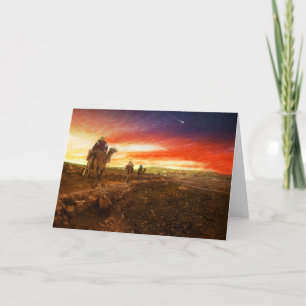 De bijbel - Wijzen - Magi komt 1920 aan Feestdagen Kaart