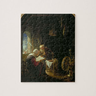 De Bijbelles of Anne en Tobias (olie op het paneel Legpuzzel