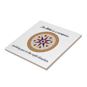 De bijbelmassa tegeltje (Zijkant)