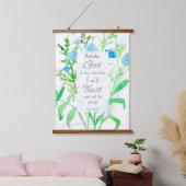 De bijbelscriptie isaiah 12 is vertrouwen en is ni hangend wandkleed (Slaapkamer)