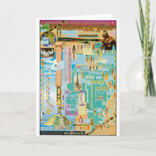 De bijbelse Grafiek van de Genealogie Kaart