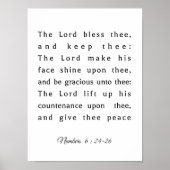 De bijbelse priesterzegening poster (Voorkant)