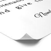 De bijbelse priesterzegening poster (Hoek)