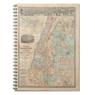 De bijbelse roemeense heilige landkaart notitieboek