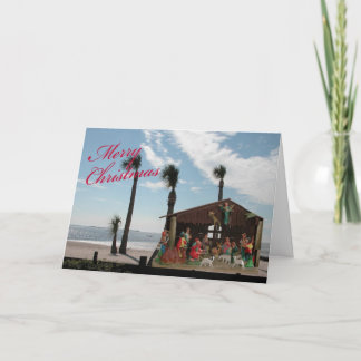 De bijbelse Scène van Kerstmis Feestdagen Kaart