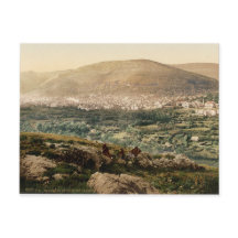 De bijbelse stad Shechem (Nablus)