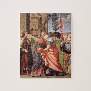 De bijeenkomst bij de Golden Gate met Saints, 1515 Legpuzzel
