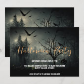 De bijeenkomst Halloween Party uitnodiging (Voorkant / Achterkant)