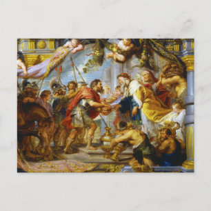 De bijeenkomst van Abraham en Melchizedek Rubens a Briefkaart