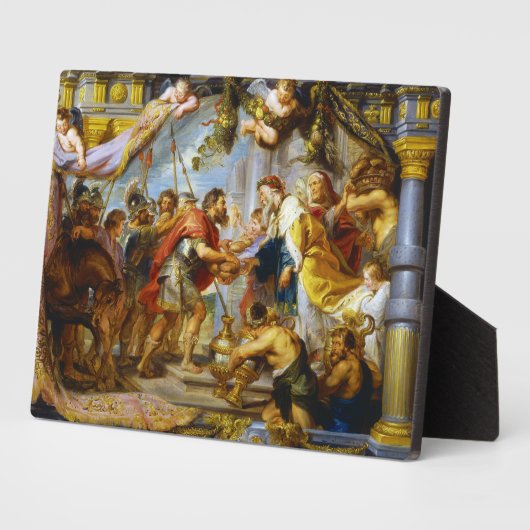 De bijeenkomst van Abraham en Melchizedek Rubens a Fotoplaat (Zijkant)