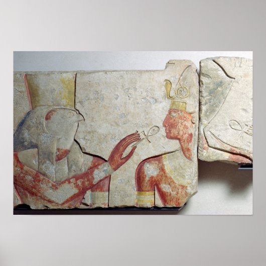 De bijeenkomst van de Farao en de Horus Poster (Voorkant)