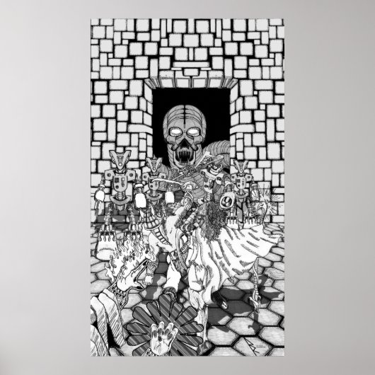 De bijeenkomst van de hawksmoon poster (Voorkant)