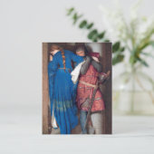 de bijeenkomst van Frederic Burton in turret Briefkaart (Staand voorkant)