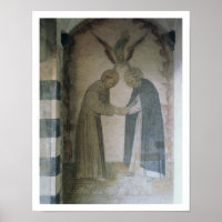 De bijeenkomst van St. Dominic en St. Francis (fre
