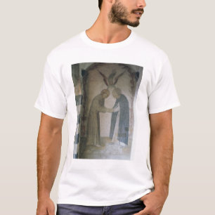 De bijeenkomst van St. Dominic en St. Francis (fre T-shirt