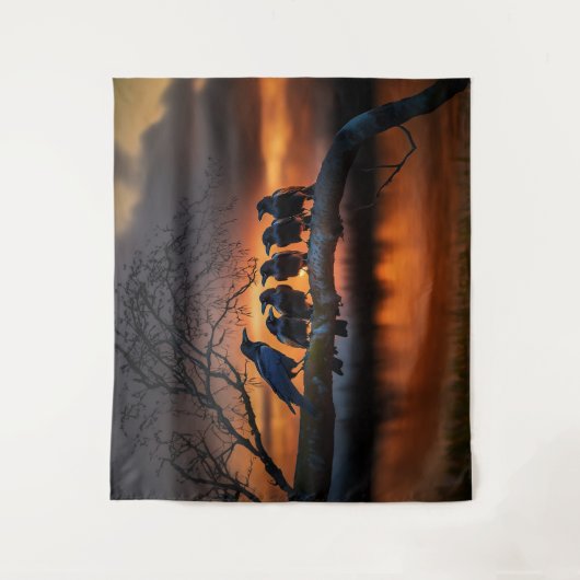 De bijeenkomst wandkleed (Voorkant)