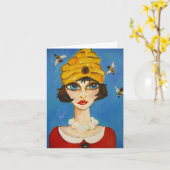 De bijen houden van me kaart (Gele Bloem)