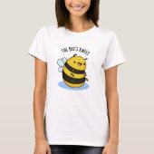 De bijen Knees Funny Bumble Bee Pun T-shirt (Voorkant)