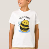 De bijen Knees Funny Bumble Bee Pun T-shirt (Voorkant)