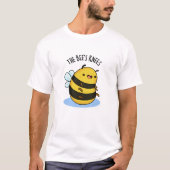 De bijen Knees Funny Bumble Bee Pun T-shirt (Voorkant)
