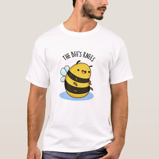 De bijen Knees Funny Bumble Bee Pun T-shirt (Voorkant)